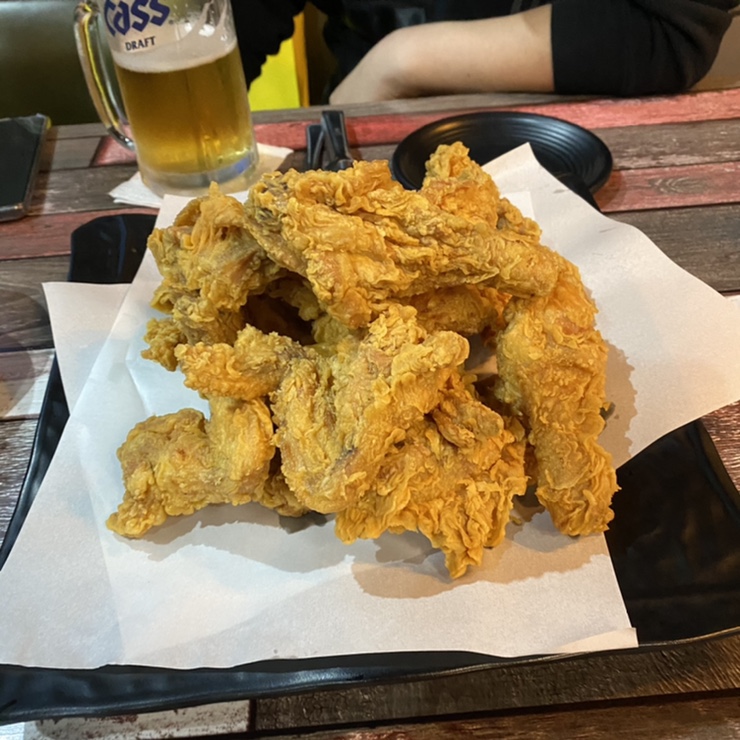  고덕신도시 카페온다 & 호프에서 치맥
