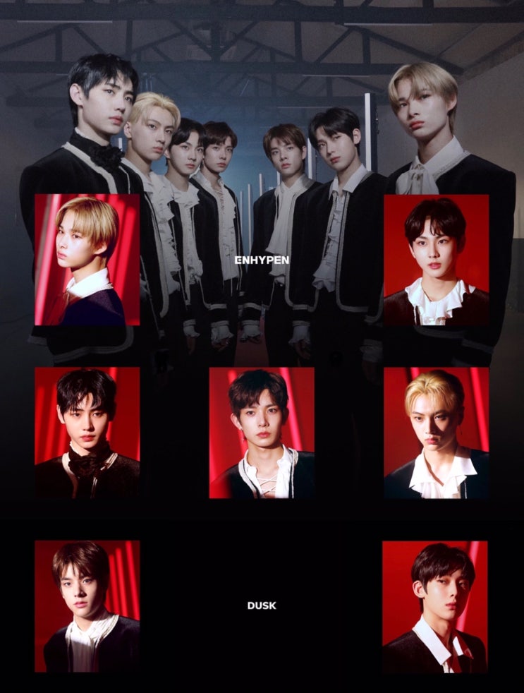  엔하이픈 ENroll - BORDER : DAY ONE 컨셉 포토 (DUSK ver.)