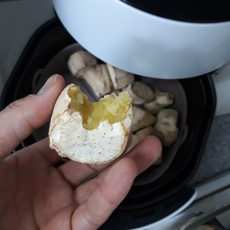  에어프라이어 고구마 겉바속촉 굽기 밤고구마 맛있네요
