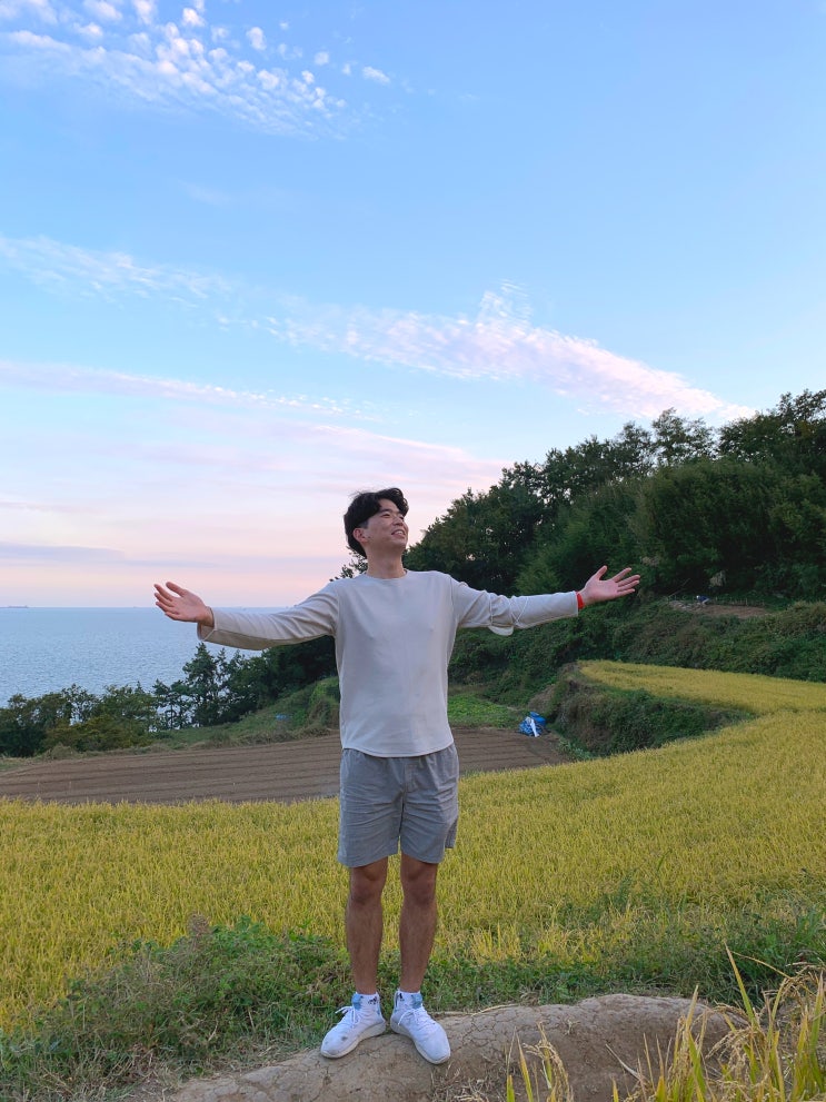  남해 여행간 이야기. 일몰 쯤 정말 아름다운 다랭이마을