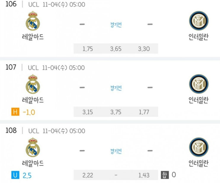 2020.11.04 UCL UEFA 챔피언스리그 조별리그 3차전 레알마드리드 인터밀란 | 맨시티 올림피아 | 포르투 마르세유 | 미트윌란 아약스 | 아탈란타 리버풀