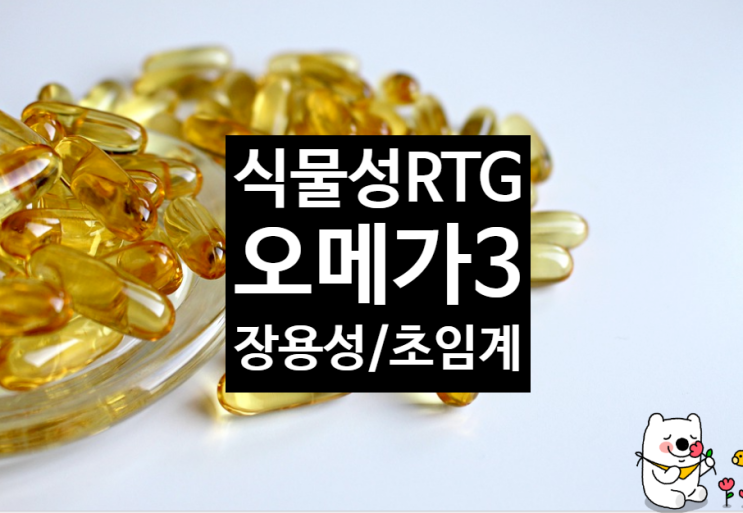  식물성 알티지 장용성 오메가3 추천
