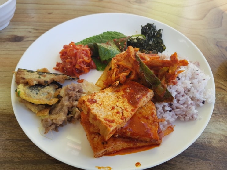 감포 한식 맛집 원푸드한식뷔페에서 바다뷰를 보며 아침 식사