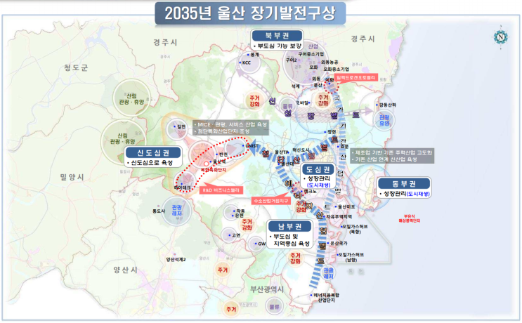 2035년 울산시 도시기본계획(안)수립 공청회 자료(PDF파일 첨부)