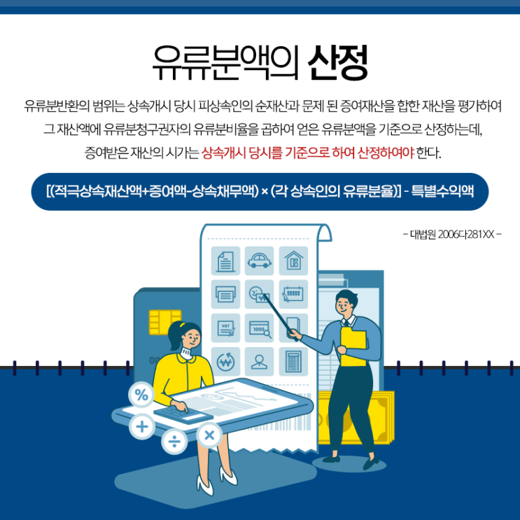  유류분청구소송  상속관련분쟁이 증가하고 있습니다