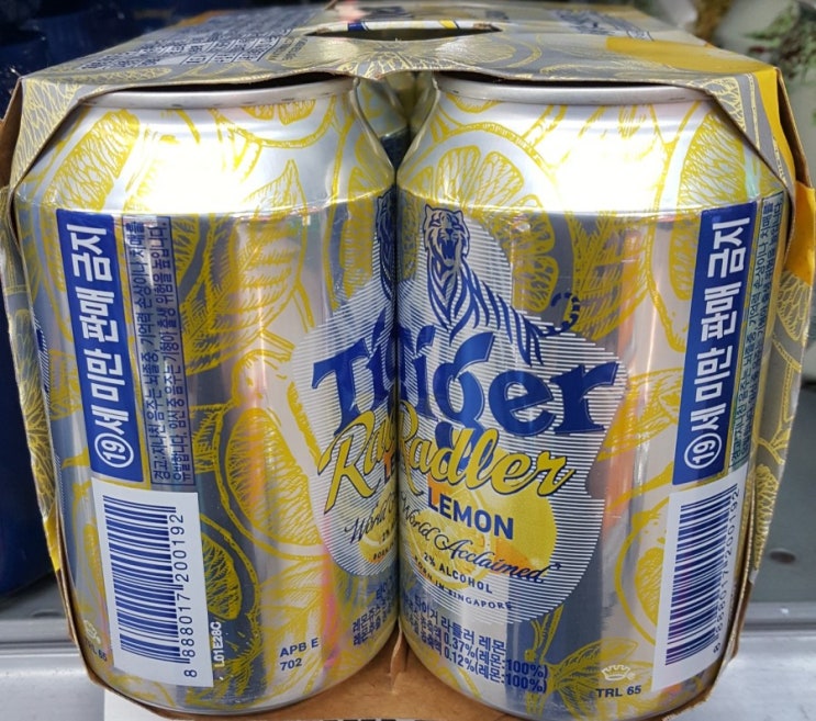  세계맥주 추천ㅡ타이거 라들러(레몬)