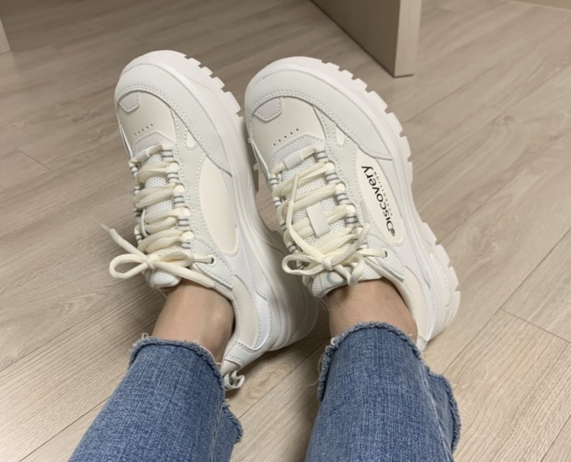 커플 운동화 추천 (디스커버리 브릭 베이지 상세후기)