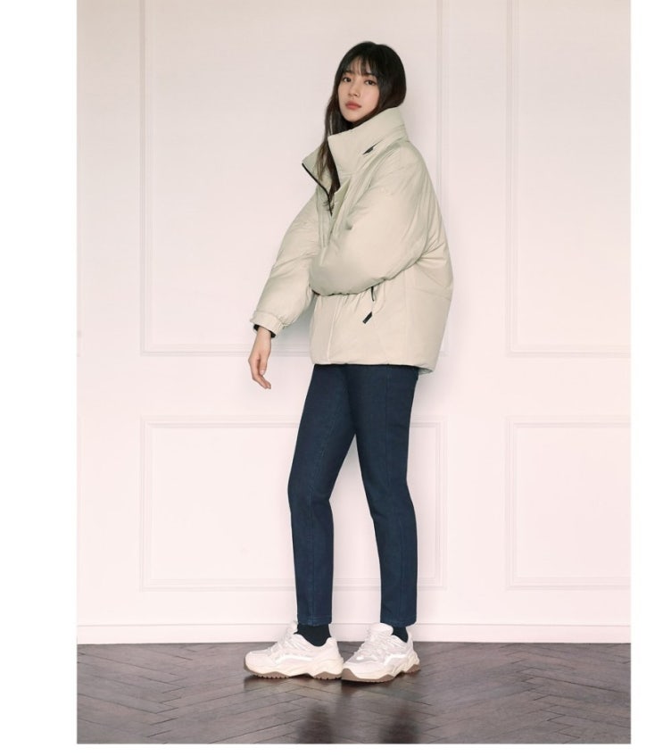 K2 수지패딩 씬에어 숏다운 오버핏이라 더 예뻐