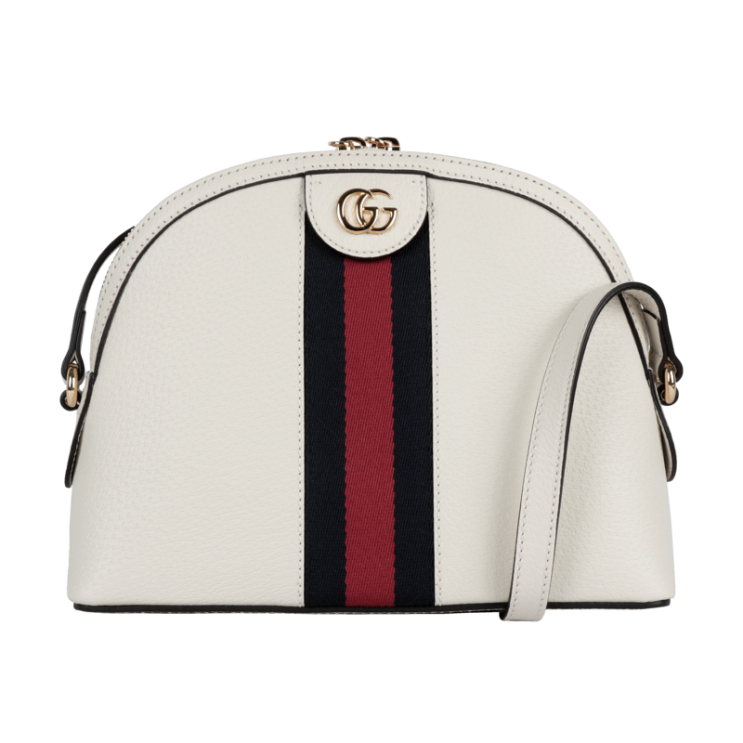  [Gucci]구찌 오피디아 스몰 하프문 화이트 가죽 여성 숄더백 499621DJ2DG8454
