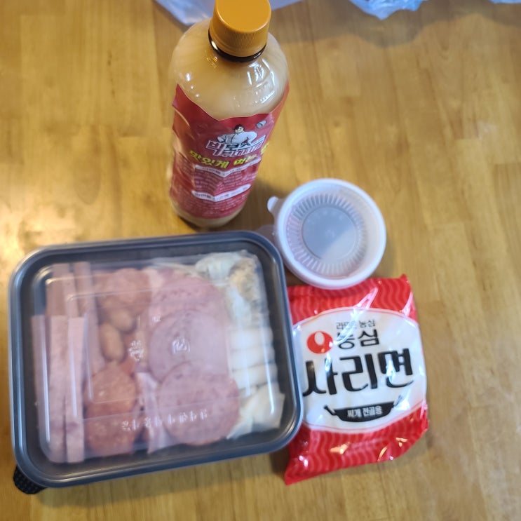  논산 빅보스 부대찌개 밀키트 포장으로 배달주문!