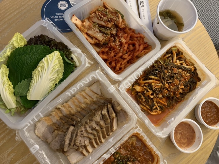 신도림맛집] "더족발 본점" 보쌈+쟁반국수 포장