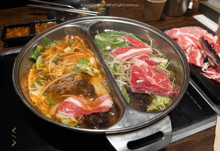  신촌 소고기 무한리필 로운샤브샤브 신촌점에서 샐러드바까지 풍성하게 먹고 왔어요
