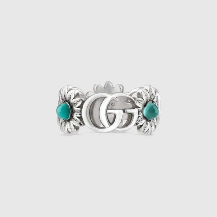  [구찌] 더블 G 플라워 반지 527394 J8474 8517