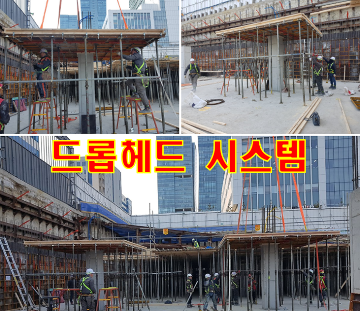 거푸집 공사 드롭헤드 시스템(Drop Head System) 거푸집 공사 드롭헤드 시스템(Drop Head System)