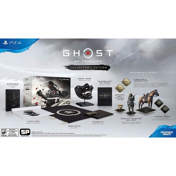  고스트 오브 쓰시마 소장 판-PlayStation 4, 단일상품