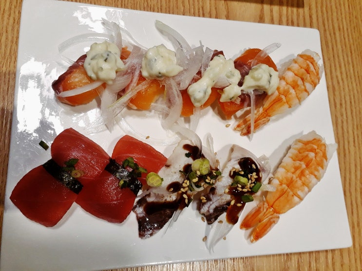  부산만덕동맛집 담락참치일잔에서 참치와 스시 우동 부산북구참치