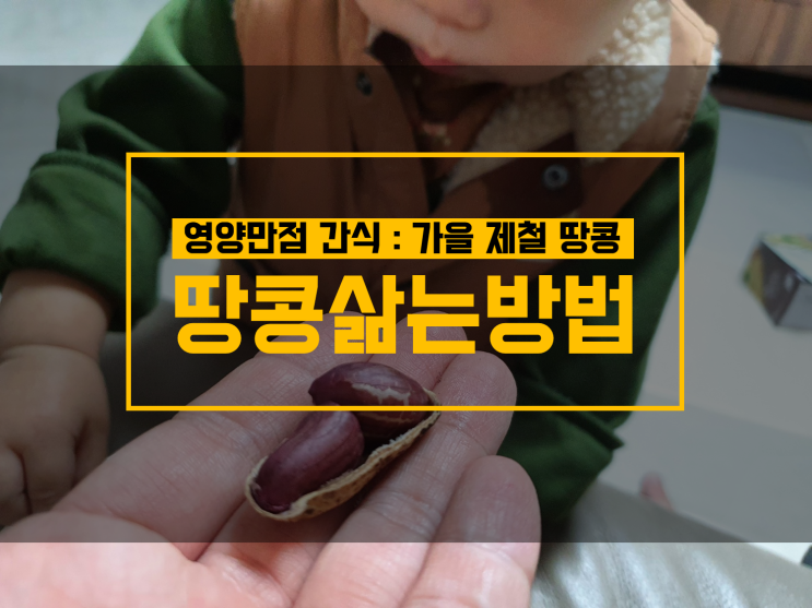 여러가지 땅콩 삶는 법 : 땅콩 효능, 어린이 영양 간식으로 좋아요