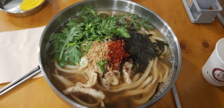  한남김밥의 가락국수