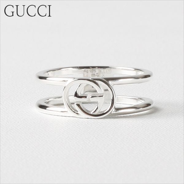  구찌쥬얼리 YBC298036001 GUCCI 인터락킹 6MM 실버반지