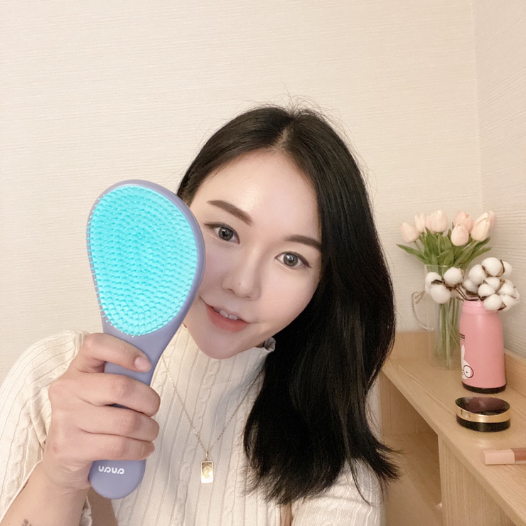  아유아유 헤어브러쉬로 간편하게 외출준비 끝-!