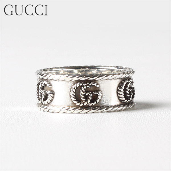  구찌쥬얼리 YBC627729001 GUCCI GG 마몬트 9MM 실버반지