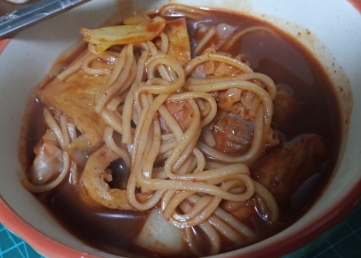  [블로그씨] 내가 만든 음식 오뎅+양배추 볶이