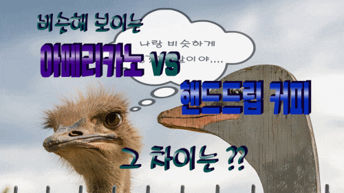  핸드드립커피, 아메리카노, 차이를 아시나요?