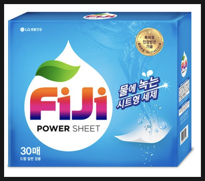  피지 세탁세제 물에 녹는 파워 시트 도른자마케팅에 넘어가 구매해버렸습니다