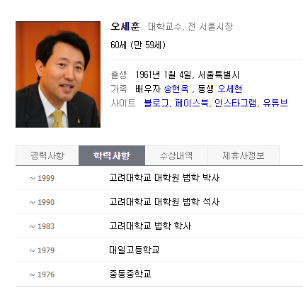 오세훈 관련주 총정리 오세훈 관련주 총정리