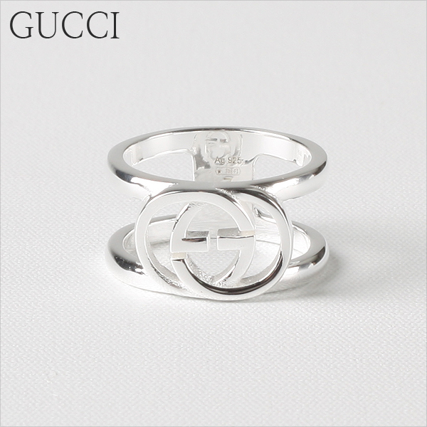 구찌쥬얼리 YBC295716001 GUCCI 인터락킹 9MM 실버반지