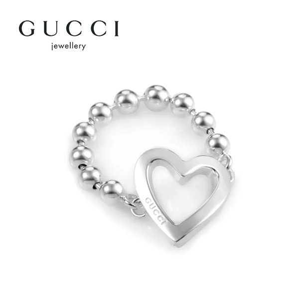 GUCCI [GUCCI] 구찌 주얼리 반지 Toggle Heart 181444J84008106