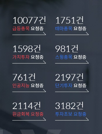  [정보] 주식투자종목 주식정보제공 받기