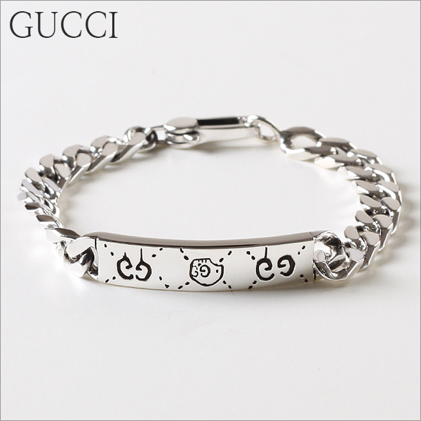  GUCCI 구찌쥬얼리 YBA455321001 GHOST 체인 실버팔찌