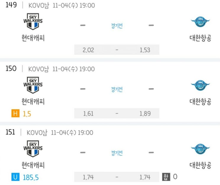 2020.11.04 KOVO 프로배구 현대캐피탈 대한항공 2020.11.04 KOVO 프로배구 현대캐피탈 대한항공