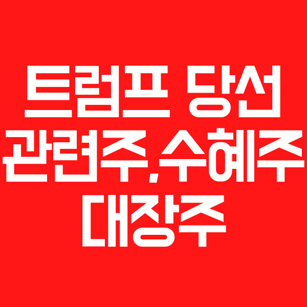  미국대선 트럼프 당선 테마주,관련주,수혜주,대장주 (국내 주식, 조 바이든, 대통령 선거)