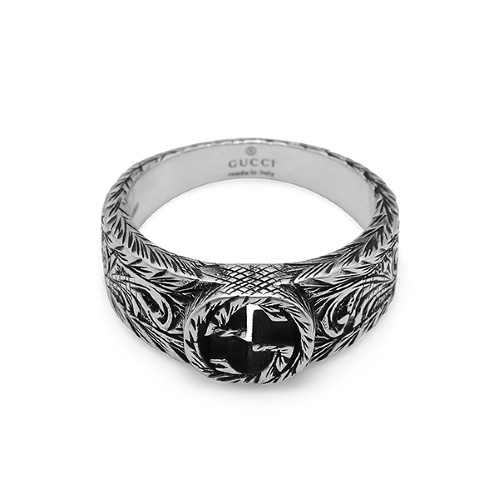  GUCCI 구찌 쥬얼리 455249 J8400 0701 (YBC455249001) Interlocking 실버반지