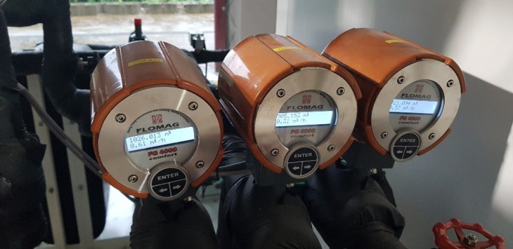 전자유량계(Electromagnetic Flowmeter) FG4000 현장사진 - 필스트로닉(FLSTRONIC) 유량계 및 수량계 전문 제조 및 공급