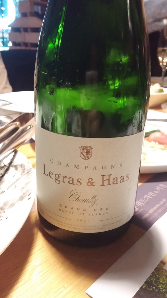 [와인동호회] Legras & Haas Blanc de Blancs Brut Champagne Grand Cru 'Chouilly' 2008