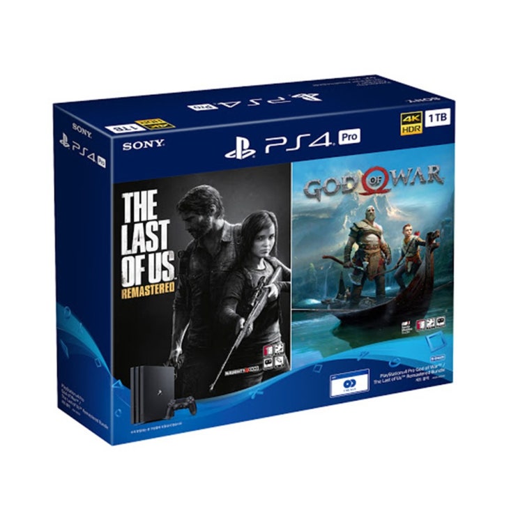  플레이스테이션 (U) PS4 프로 7218 1TB 번들 (CUH-7218BB01, PS4 pro 번들-블랙