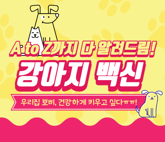  <인천 동물약국 이화P> 강아지 백신 제대로 접종하고 계신가요?