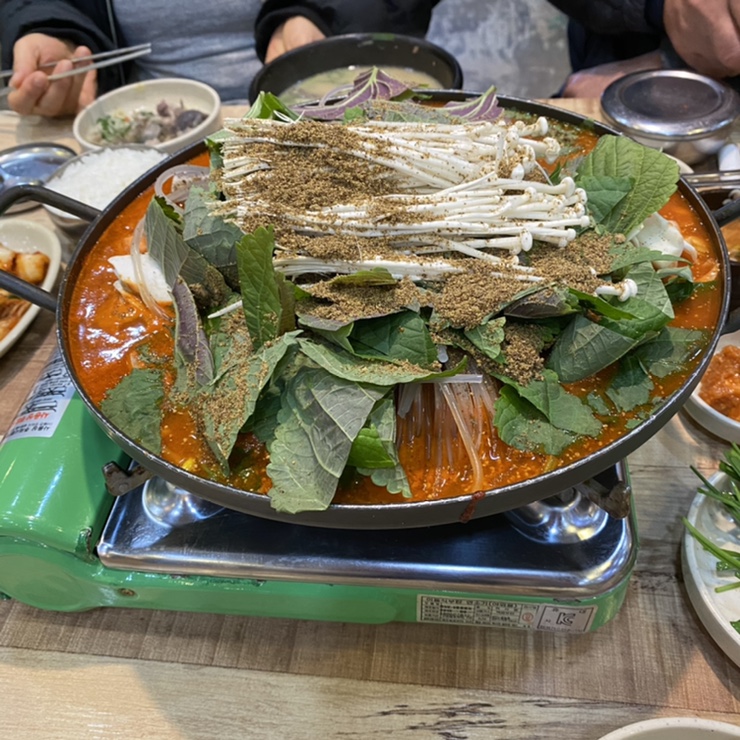  송탄 맛집 달레나순대국에서 곱창전골 가족외식 !