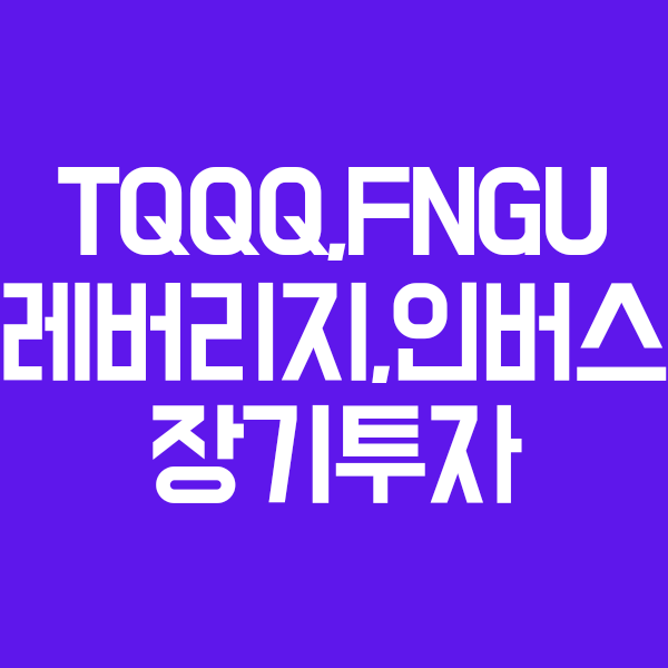  TQQQ,SQQQ,FNGU,FNGD 같은 나스닥 레버리지 인버스 ETF,ETN 장기투자 해도될까 (구성종목,수수료,헷지하는법)