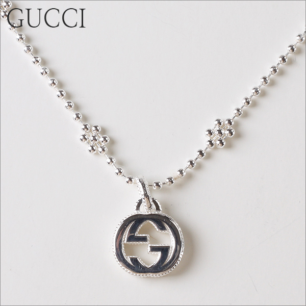  구찌쥬얼리 YBB479221001 GUCCI 인터락킹 GG 실버목걸이