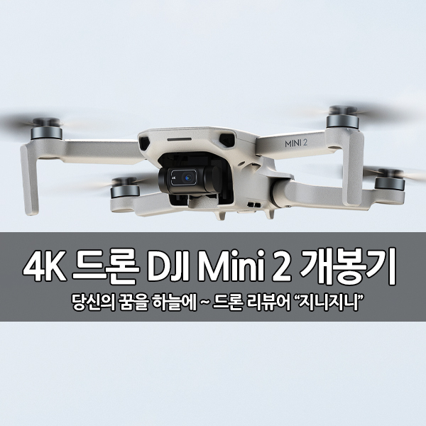 DJI Mini 2(매빅미니2) 초경량 4K 카메라 드론 개봉기 DJI Mini 2(매빅미니2) 초경량 4K 카메라 드론 개봉기