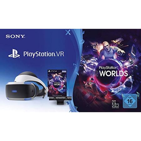  Sony PS4 - PlayStation VR Brille V2 + VR Worlds (VR-Brille I Virtual Reality), One Color_One Size, 상