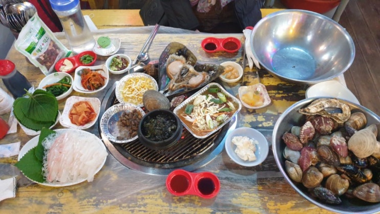  당진 삽교호 조개구이 맛집 싱싱조개구이횟집