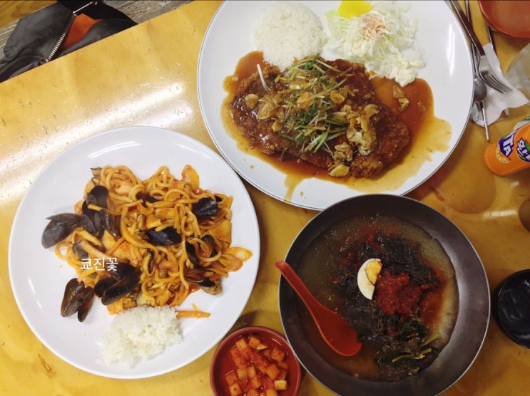  [부천 중동 맛집] 부천 돈까스 하면 "성북동 왕 돈까스" (갈릭돈까스, 辛해물우동볶이, 왕냉면) 푸짐하게 먹고왔어요