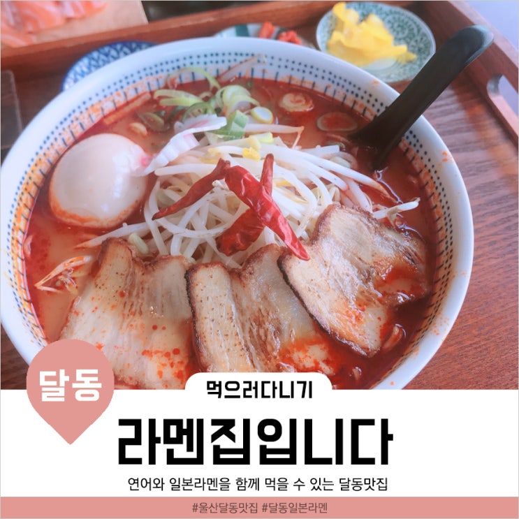  [울산달동맛집] 라멘과 연어를 같이 먹을 수 있는 '라멘집입니다' 솔직후기