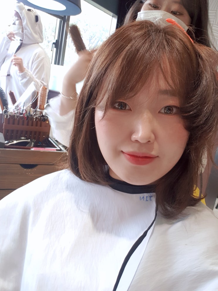  송파미용실 찹헤어송파 헤어디자이너 진쌤에서 깔끔 클리닉하러 갔어요