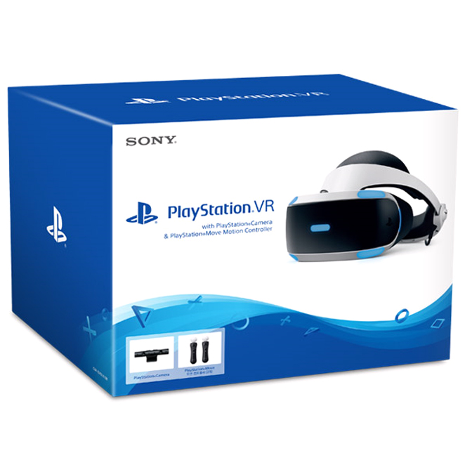  소니 PlayStation VR with Camera + Move 컨트롤러 2p 3번 세트, CUH-ZVR2, 1세트